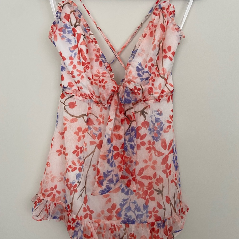 Floral romper!